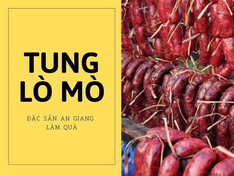 TUNG LÒ MÒ - MÓN ĂN NỔI TIẾNG CỦA NGƯỜI AN GIANG